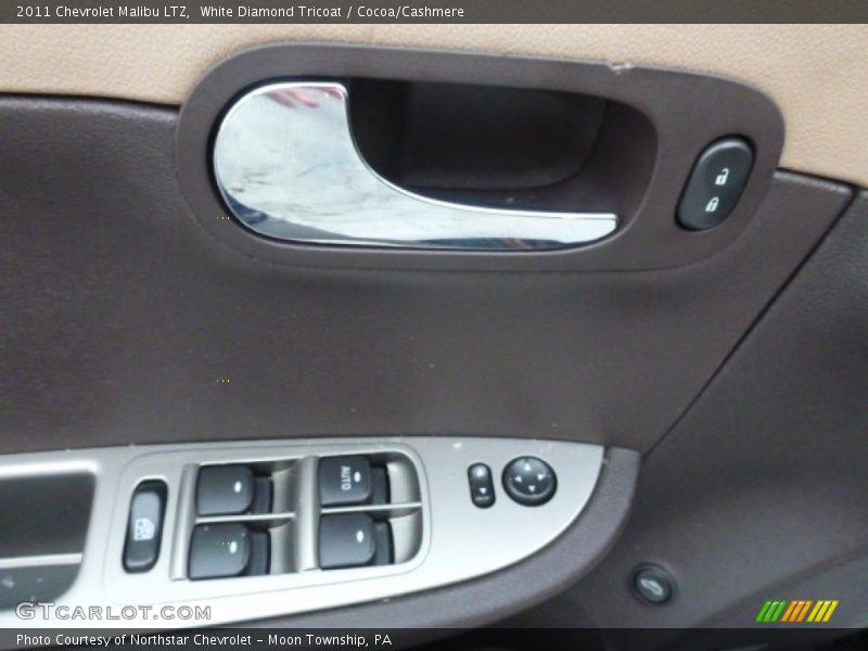 White Diamond Tricoat / Cocoa/Cashmere 2011 Chevrolet Malibu LTZ