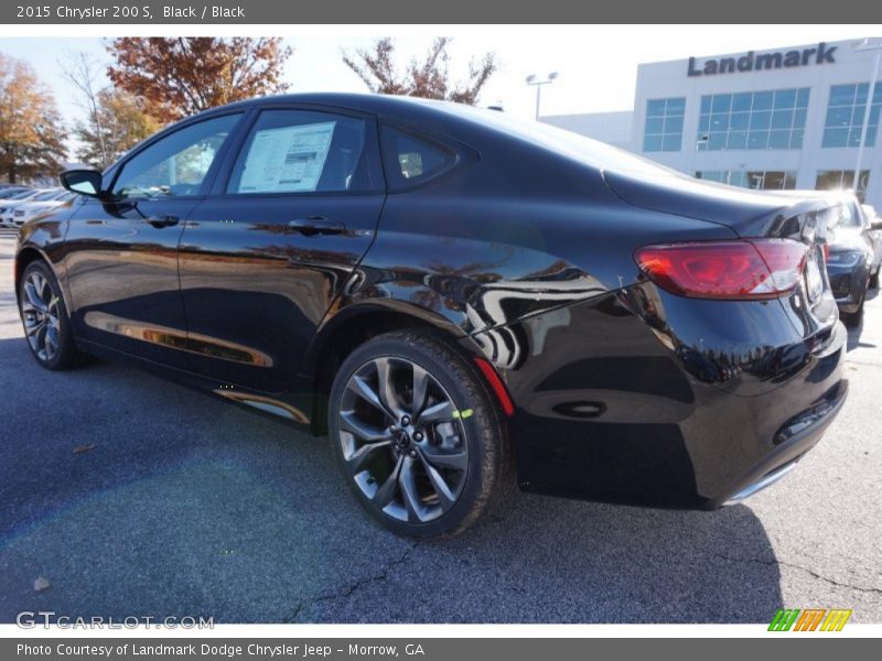 Black / Black 2015 Chrysler 200 S