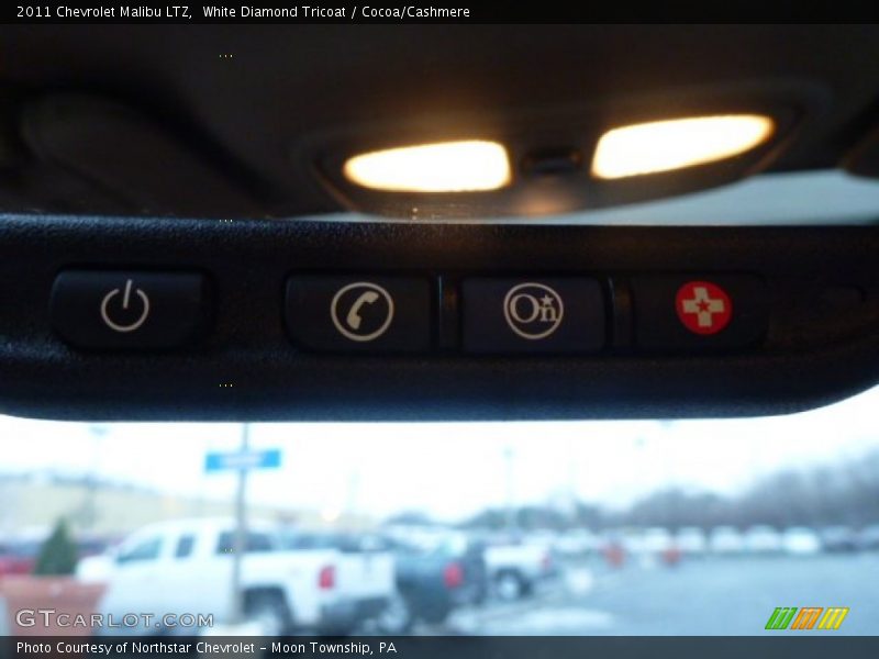 White Diamond Tricoat / Cocoa/Cashmere 2011 Chevrolet Malibu LTZ