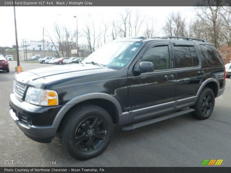 Black / Midnight Gray 2003 Ford Explorer XLT 4x4