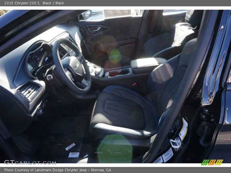 Black / Black 2015 Chrysler 200 S