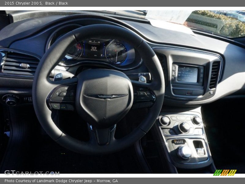 Black / Black 2015 Chrysler 200 S