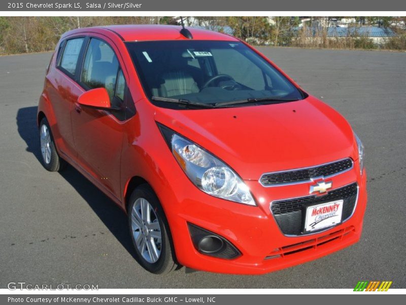 Salsa / Silver/Silver 2015 Chevrolet Spark LS