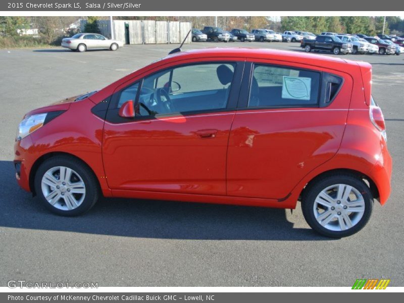 Salsa / Silver/Silver 2015 Chevrolet Spark LS