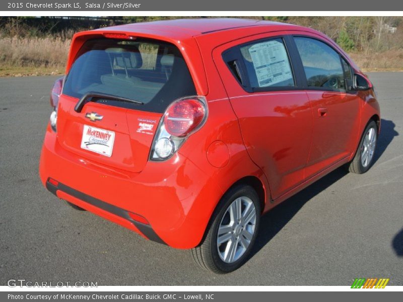 Salsa / Silver/Silver 2015 Chevrolet Spark LS