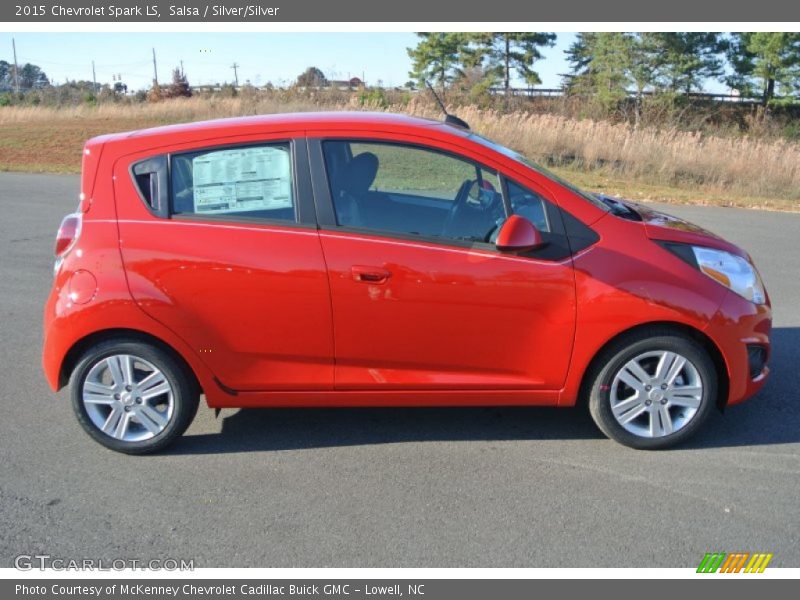 Salsa / Silver/Silver 2015 Chevrolet Spark LS