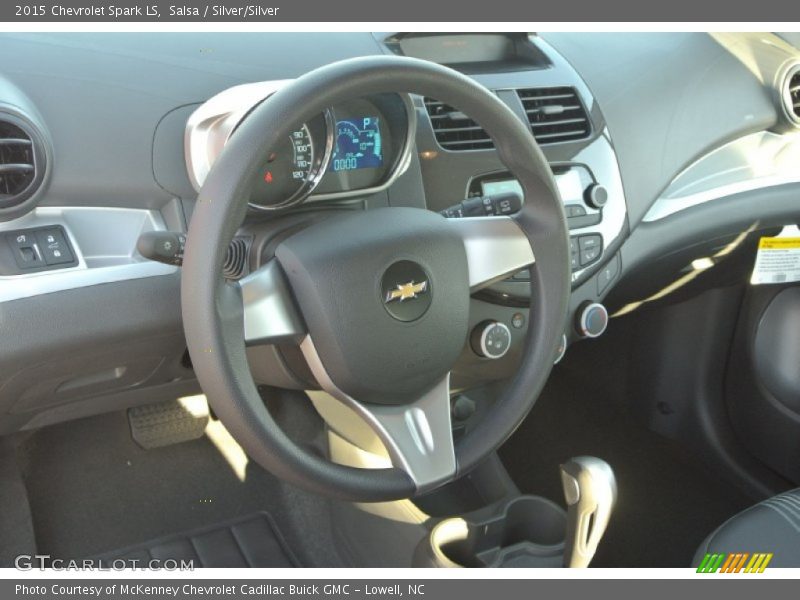 Salsa / Silver/Silver 2015 Chevrolet Spark LS