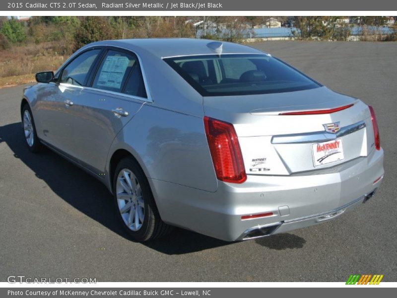 Radiant Silver Metallic / Jet Black/Jet Black 2015 Cadillac CTS 2.0T Sedan