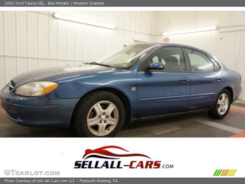Blue Metallic / Medium Graphite 2002 Ford Taurus SEL