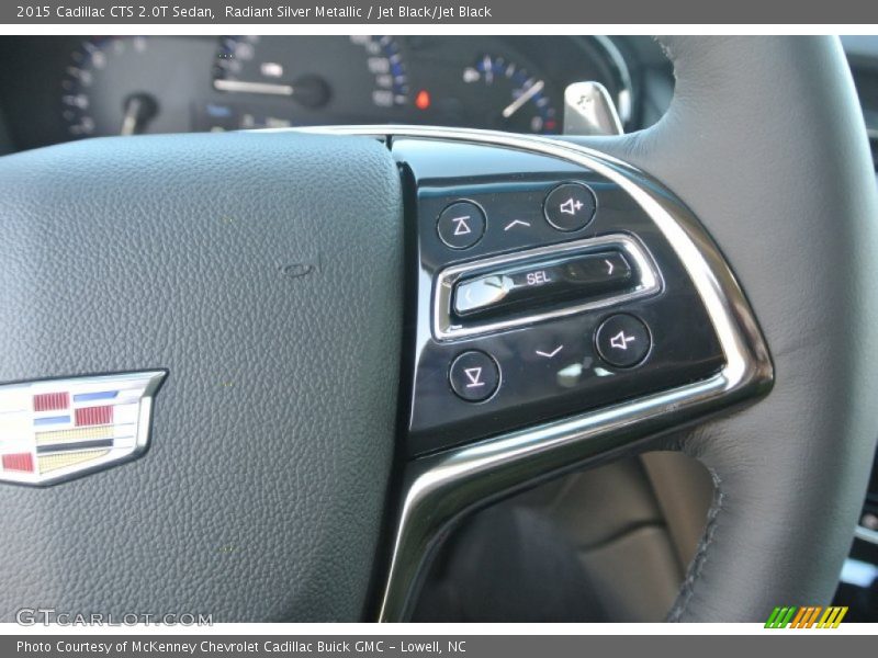 Radiant Silver Metallic / Jet Black/Jet Black 2015 Cadillac CTS 2.0T Sedan