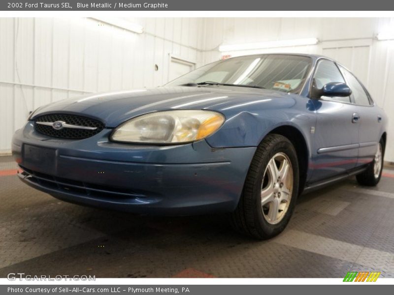 Blue Metallic / Medium Graphite 2002 Ford Taurus SEL