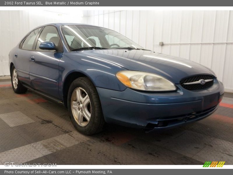 Blue Metallic / Medium Graphite 2002 Ford Taurus SEL