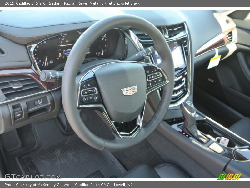 Radiant Silver Metallic / Jet Black/Jet Black 2015 Cadillac CTS 2.0T Sedan