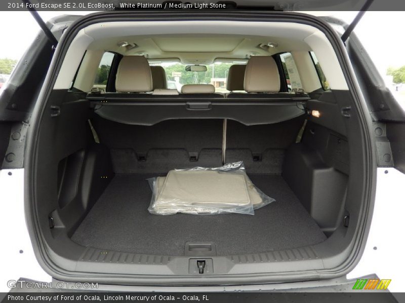 White Platinum / Medium Light Stone 2014 Ford Escape SE 2.0L EcoBoost
