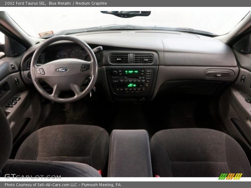 Blue Metallic / Medium Graphite 2002 Ford Taurus SEL