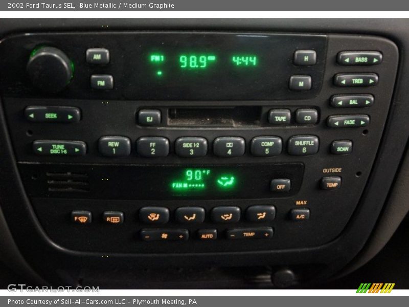 Blue Metallic / Medium Graphite 2002 Ford Taurus SEL