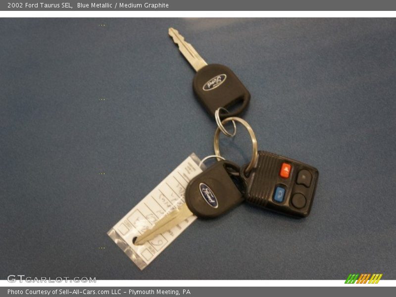 Blue Metallic / Medium Graphite 2002 Ford Taurus SEL