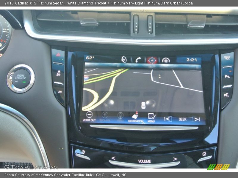 White Diamond Tricoat / Platinum Very Light Platinum/Dark Urban/Cocoa 2015 Cadillac XTS Platinum Sedan
