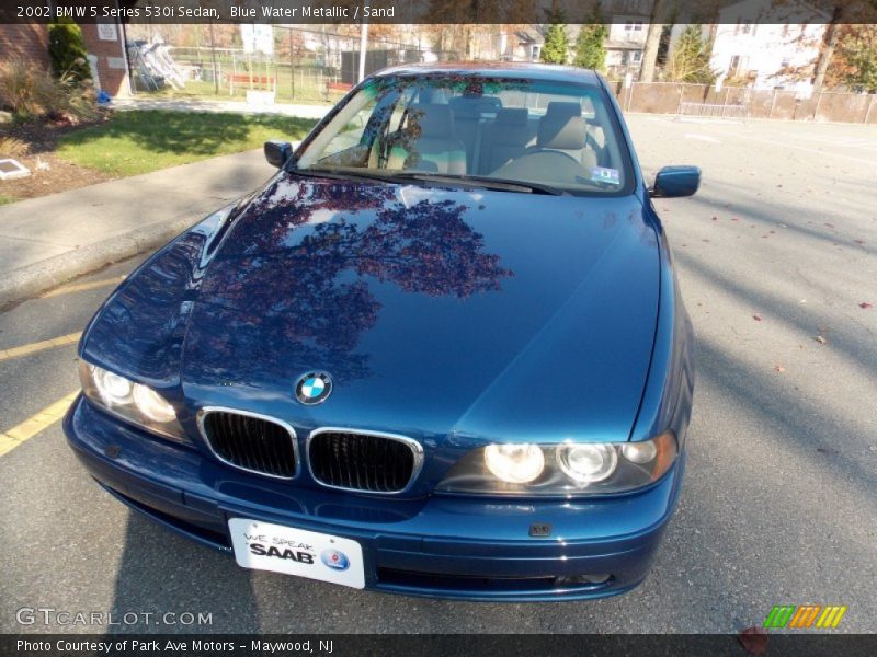 Blue Water Metallic / Sand 2002 BMW 5 Series 530i Sedan