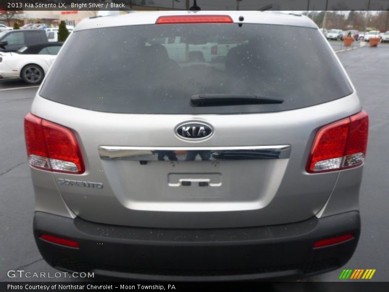 Bright Silver / Black 2013 Kia Sorento LX