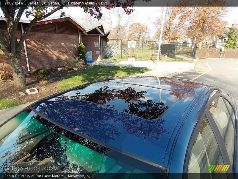 Blue Water Metallic / Sand 2002 BMW 5 Series 530i Sedan