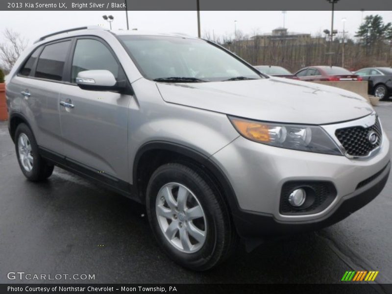 Bright Silver / Black 2013 Kia Sorento LX