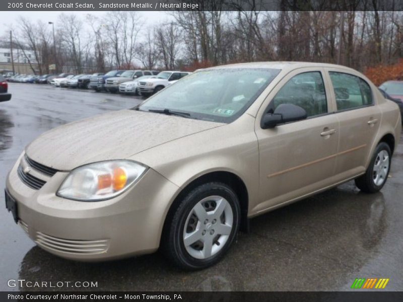 Sandstone Metallic / Neutral Beige 2005 Chevrolet Cobalt Sedan