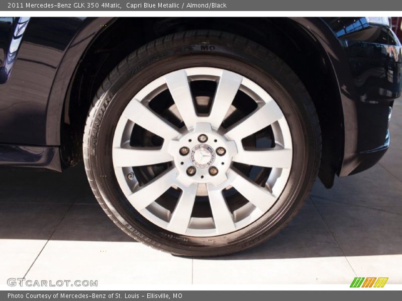 Capri Blue Metallic / Almond/Black 2011 Mercedes-Benz GLK 350 4Matic