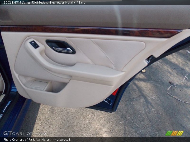 Blue Water Metallic / Sand 2002 BMW 5 Series 530i Sedan