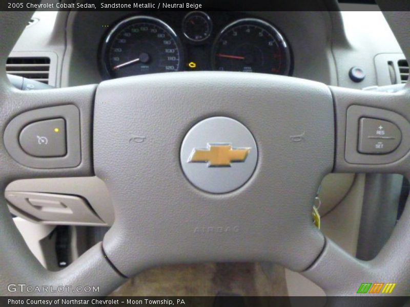 Sandstone Metallic / Neutral Beige 2005 Chevrolet Cobalt Sedan