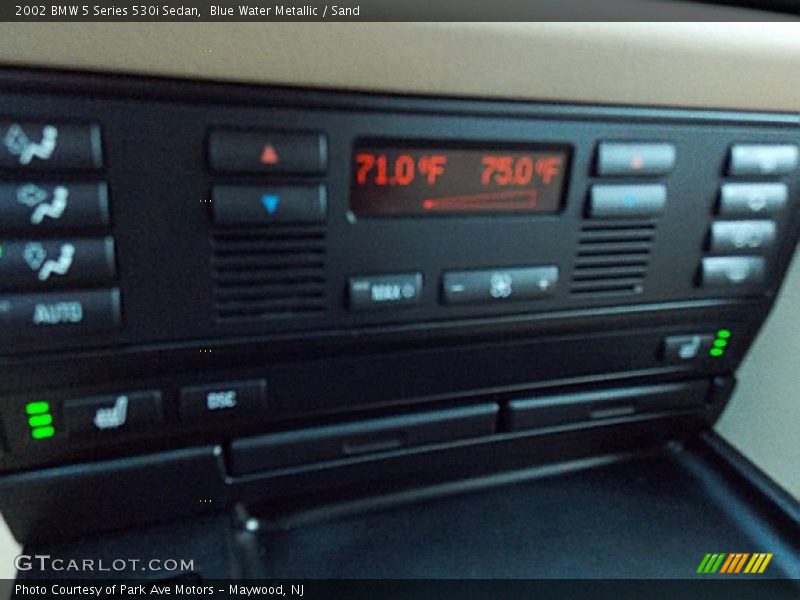 Blue Water Metallic / Sand 2002 BMW 5 Series 530i Sedan