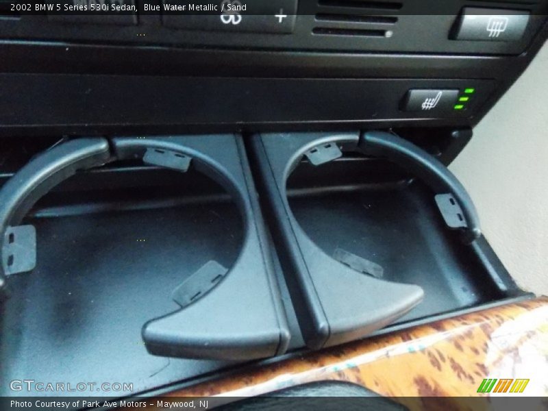 Blue Water Metallic / Sand 2002 BMW 5 Series 530i Sedan