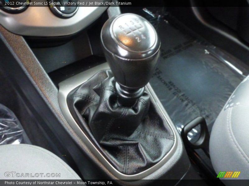 Victory Red / Jet Black/Dark Titanium 2012 Chevrolet Sonic LS Sedan