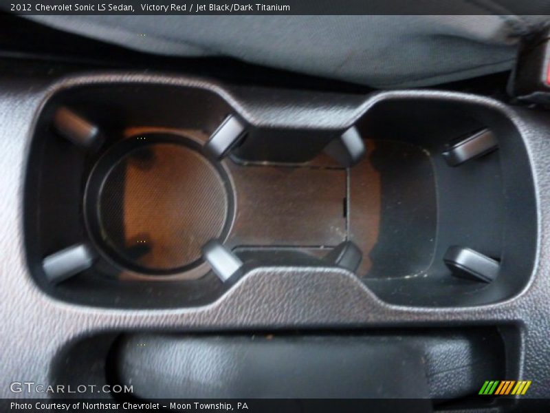 Victory Red / Jet Black/Dark Titanium 2012 Chevrolet Sonic LS Sedan