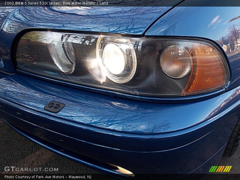 Blue Water Metallic / Sand 2002 BMW 5 Series 530i Sedan