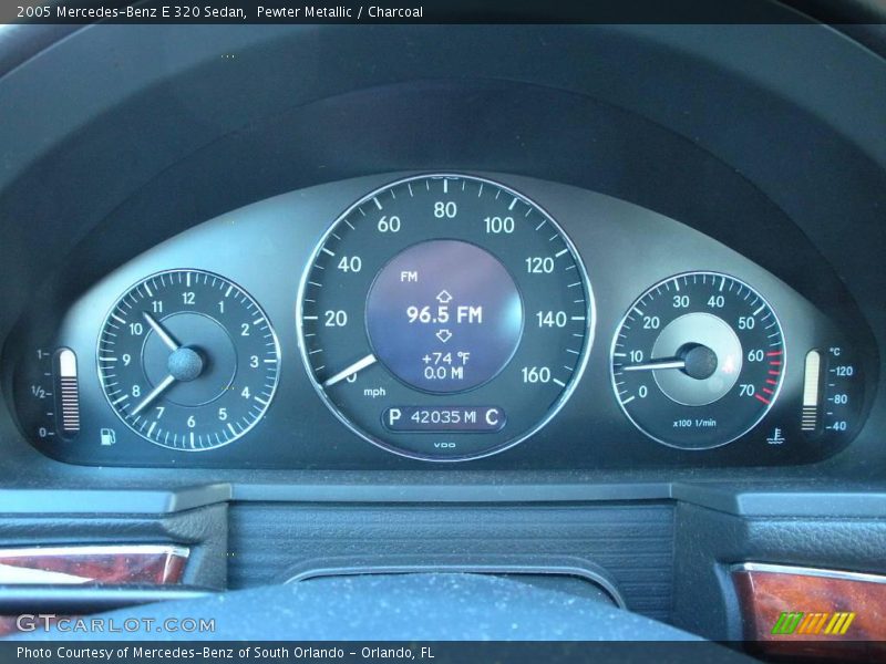 Pewter Metallic / Charcoal 2005 Mercedes-Benz E 320 Sedan