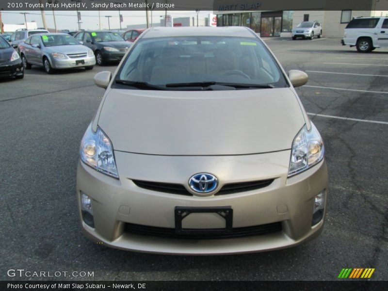 Sandy Beach Metallic / Bisque 2010 Toyota Prius Hybrid V