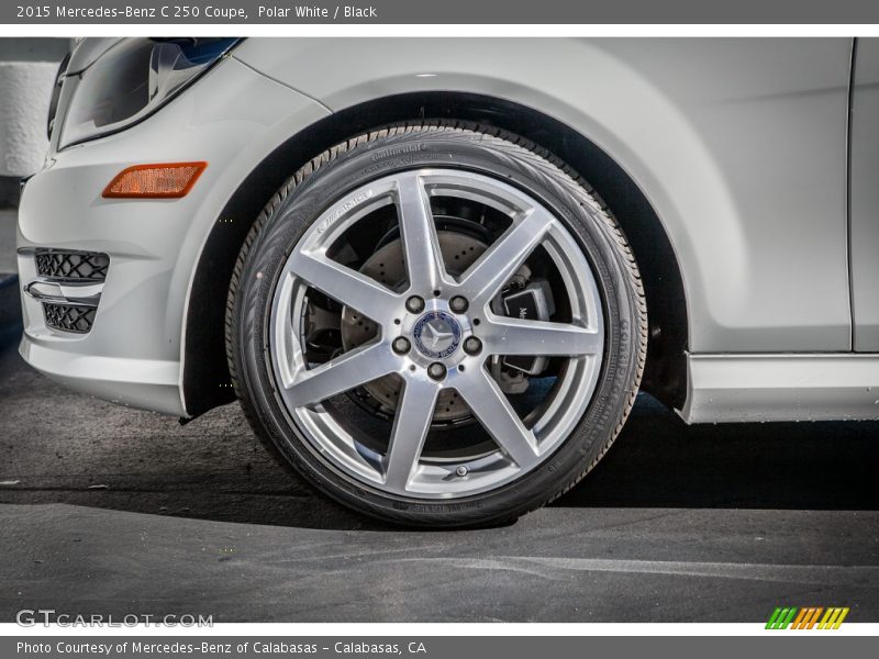 Polar White / Black 2015 Mercedes-Benz C 250 Coupe