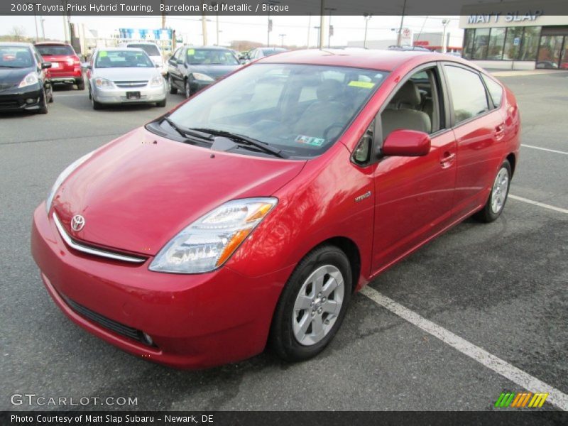 Barcelona Red Metallic / Bisque 2008 Toyota Prius Hybrid Touring