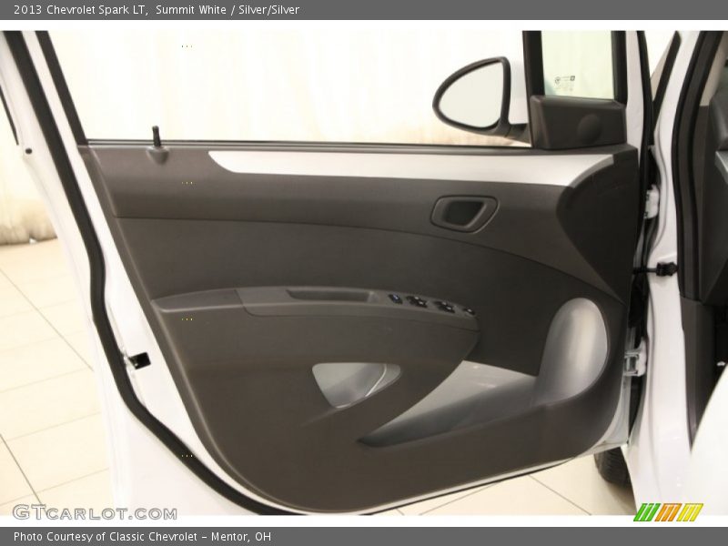 Summit White / Silver/Silver 2013 Chevrolet Spark LT