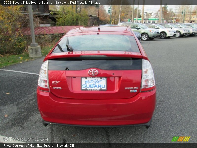 Barcelona Red Metallic / Bisque 2008 Toyota Prius Hybrid Touring