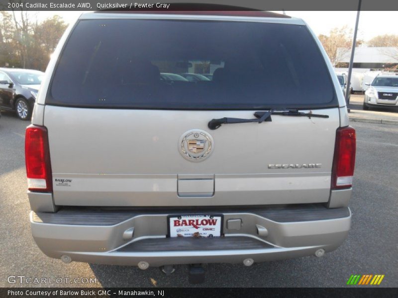 Quicksilver / Pewter Gray 2004 Cadillac Escalade AWD