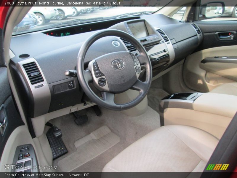 Barcelona Red Metallic / Bisque 2008 Toyota Prius Hybrid Touring