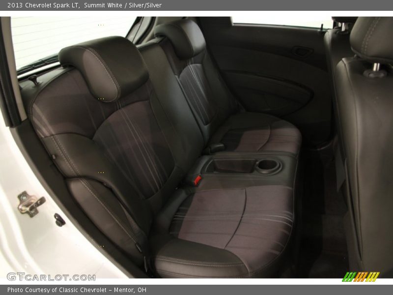 Summit White / Silver/Silver 2013 Chevrolet Spark LT