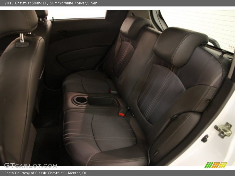 Summit White / Silver/Silver 2013 Chevrolet Spark LT