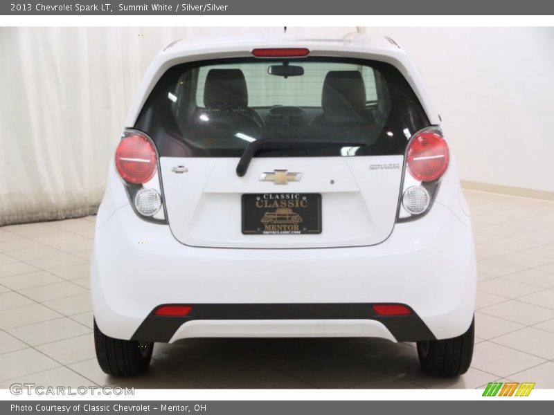Summit White / Silver/Silver 2013 Chevrolet Spark LT