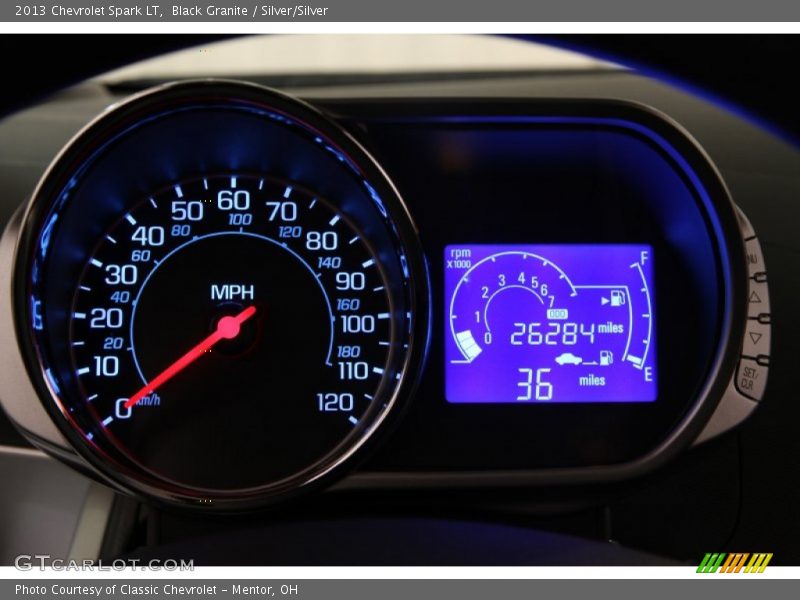 Black Granite / Silver/Silver 2013 Chevrolet Spark LT