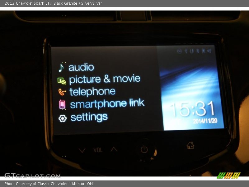 Black Granite / Silver/Silver 2013 Chevrolet Spark LT