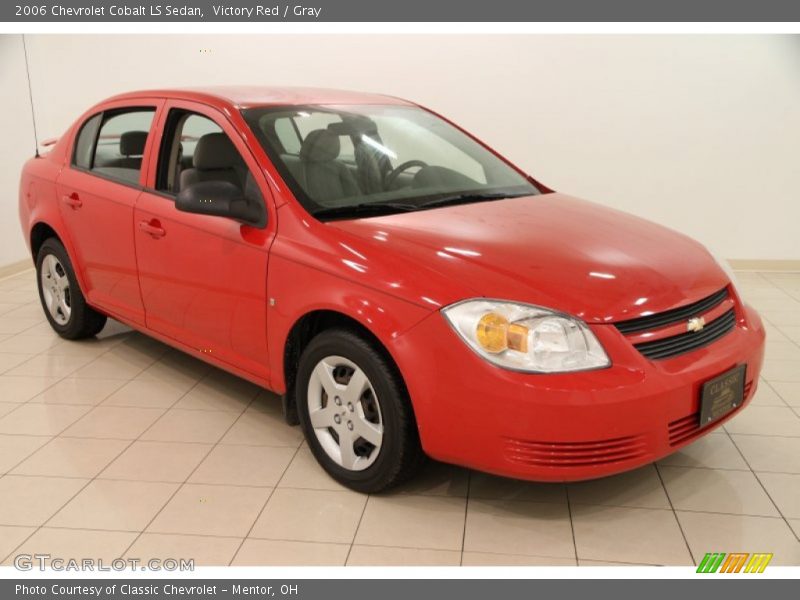 Victory Red / Gray 2006 Chevrolet Cobalt LS Sedan