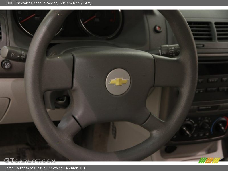 Victory Red / Gray 2006 Chevrolet Cobalt LS Sedan
